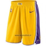 Short Los Angeles Lakers Icon 2018-19 Jaune