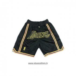 Short Los Angeles Lakers Noir