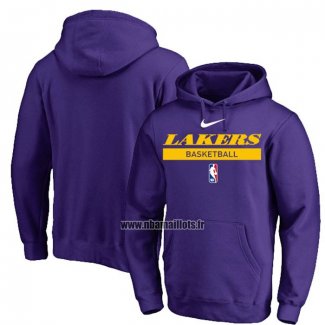 Veste a Capuche Los Angeles Lakers Practice Performance 2022-23 Volet