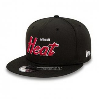 Casquette Miami Heat Noir2