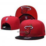 Casquette Miami Heat Two Tone 9FIFTY Snapback Noir Rouge