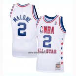 Maillot All Star 1985 Moses Malone No 2 Blanc