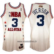 Maillot All Star 2003 Allen Iverson No 3 Blanc