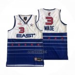 Maillot All Star 2006 Dwyane Wade NO 3 Bleu Blanc