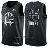 Maillot All Star 2018 Golden State Warriors Kevin Durant No 35 Noir