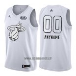 Maillot All Star 2018 Miami Heat Nike Personnalise Blanc