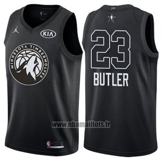 Maillot All Star 2018 Minnesota Timberwolves Jimmy Butler No 23 Noir