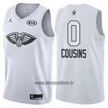 Maillot All Star 2018 New Orleans Pelicans Demarcus Cousins No 0 Blanc