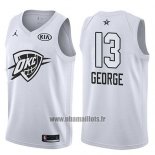 Maillot All Star 2018 Oklahoma City Thunder Paul George No 13 Blanc