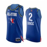 Maillot All Star 2020 Dallas Mavericks Luka Doncic No 2 Authentique Bleu
