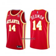 Maillot Atlanta Hawks Dewayne Dedmon No 14 Icon 2020-21 Rouge