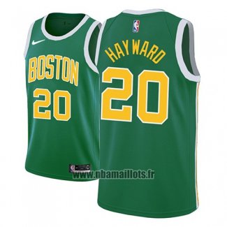 Maillot Boston Celtics Gordon Hayward No 20 Earned 2018-19 Vert