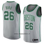 Maillot Boston Celtics Jabari Bird No 26 Ville 2018 Gris