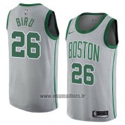 Maillot Boston Celtics Jabari Bird No 26 Ville 2018 Gris