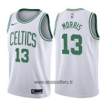 Maillot Boston Celtics Marcus Morris No 13 Association 2017-18 Blanc