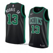 Maillot Boston Celtics Marcus Morris No 13 Statement 2018 Noir