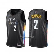 Maillot Brooklyn Nets Blake Griffin No 2 Ville 2020-21 Noir