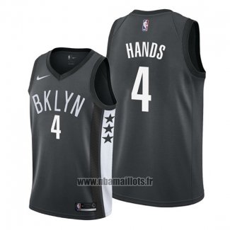 Maillot Brooklyn Nets Jaylen Hands No 4 Statement 2019-20 Noir