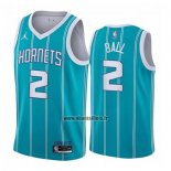 Maillot Charlotte Hornets Lamelo Ball No 2 Icon 2020-21 Vert