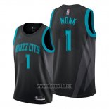 Maillot Charlotte Hornets Malik Monk No 1 Ville Edition Noir