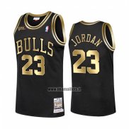 Maillot Chicago Bulls Michael Jordan No 23 1998 NBA Fianls Retro Noir