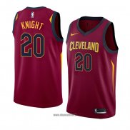 Maillot Cleveland Cavaliers Brandon Knight No 20 Icon 2018 Rouge