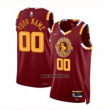 Maillot Cleveland Cavaliers Personnalise Ville 2021-22 Rouge