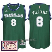 Maillot Dallas Mavericks Deron Williams No 8 Retro Vert