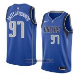 Maillot Dallas Mavericks Kostas Antetokounmpo No 97 Icon 2018 Bleu