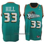 Maillot Detroit Pistons Grant Hill No 33 Retro Vert