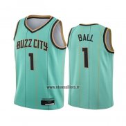 Maillot Enfant Charlotte Hornets Lamelo Ball NO 1 Ville 2020-21 Vert