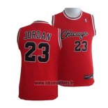 Maillot Enfant Chicago Bulls Michael Jordan No 23 Rouge2