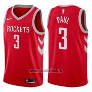 Maillot Enfant Houston Rockets Chris Paul No 3 2017-18 Rouge