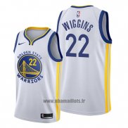 Maillot Golden State Warriors Andrew Wiggins No 22 Association 2019-20 Blanc