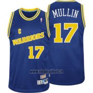 Maillot Golden State Warriors Chris Mullin No 17 Retro Bleu