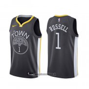 Maillot Golden State Warriors D'angelo Russell NO 1 Ville Noir