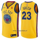 Maillot Golden State Warriors Draymond Green No 23 Ville Jaune