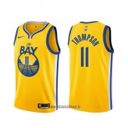 Maillot Golden State Warriors Klay Thompson NO 11 Statement 2019-20 Or