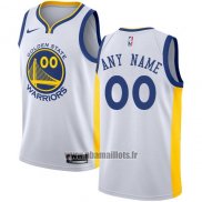 Maillot Golden State Warriors Personnalise 2017-18 Jaune