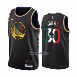 Maillot Golden State Warriors Stephen Curry NO 30 2022 Slam Dunk Special Mexique Edition Noir