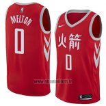 Maillot Houston Rockets De'anthony Melton No 0 Ville 2017-18 Rouge