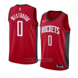 Maillot Houston Rockets Russell Westbrook No 0 Icon 2019-20 Rouge