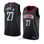 Maillot Houston Rocketst James Ennis Iii No 27 Statement 2018 Noir