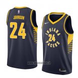Maillot Indiana Pacers Alize Johnson No 24 Icon 2018 Bleu