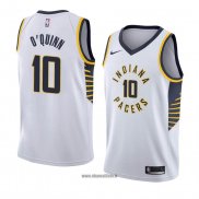 Maillot Indiana Pacers Kyle O'quinn No 10 Association 2018 Blanc