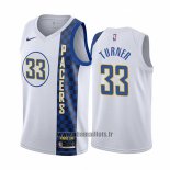 Maillot Indiana Pacers Myles Turner No 33 Ville Blanc