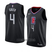 Maillot Los Angeles Clippers Jamychal Green No 4 Statement 2019 Noir