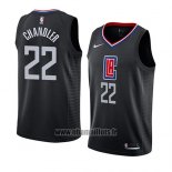 Maillot Los Angeles Clippers Wilson Chandler No 22 Statement 2019 Noir