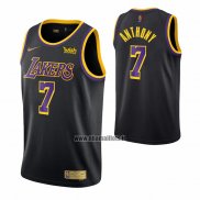Maillot Los Angeles Lakers Carmelo Anthony NO 7 Earned Noir