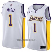 Maillot Los Angeles Lakers Javale Mcgee No 1 Association 2018 Blanc